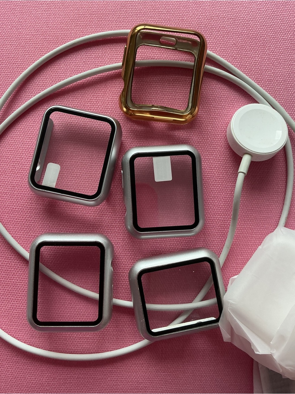 Apple Watch Series 3 42 mm silver and white - Picture 5 of 6